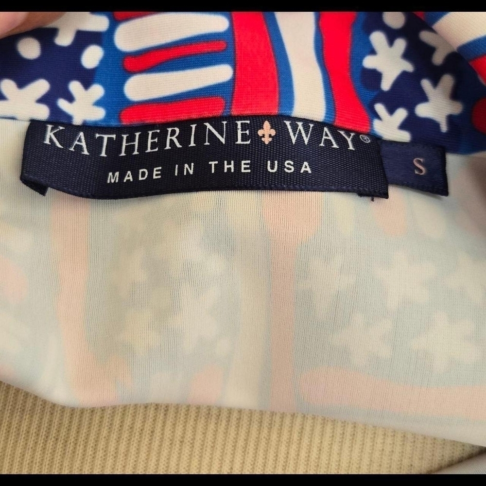 Katherine Way- St. Regis All-American Dress S, red, white and blue print - Picture 5 of 6